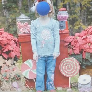 Gap girls 3t lollipop outfit set,